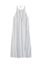 WHITE CROME STRIPED DRESS