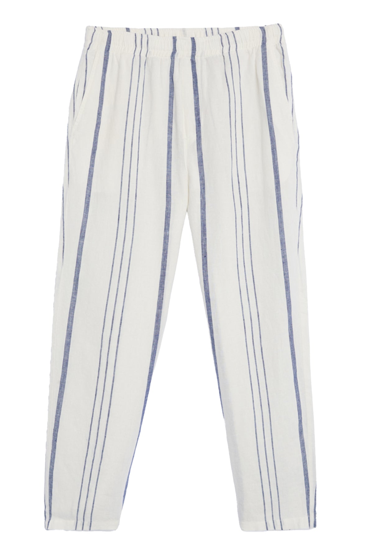 GINA STRIPED TROUSERS WHITE
