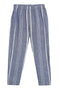 GINA STRIPED TROUSERS BLUE