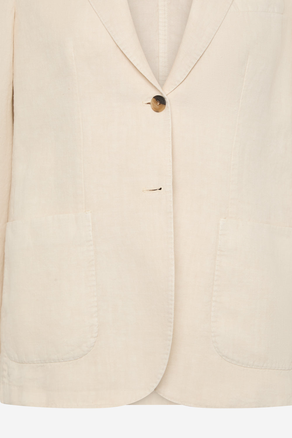 WEISSER HOJA BLAZER AUS HANF