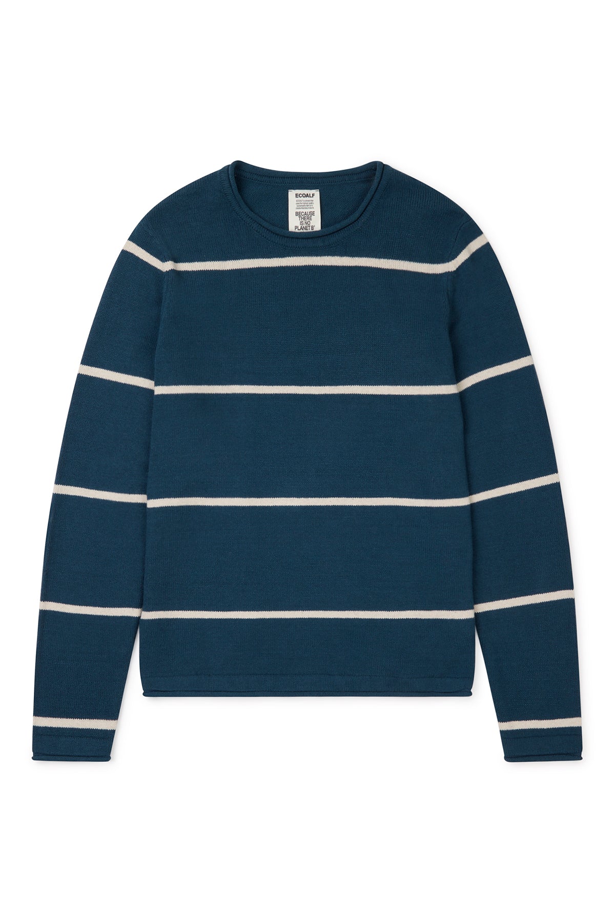 NAVY BLUE STRIPED BARCO SWEATER