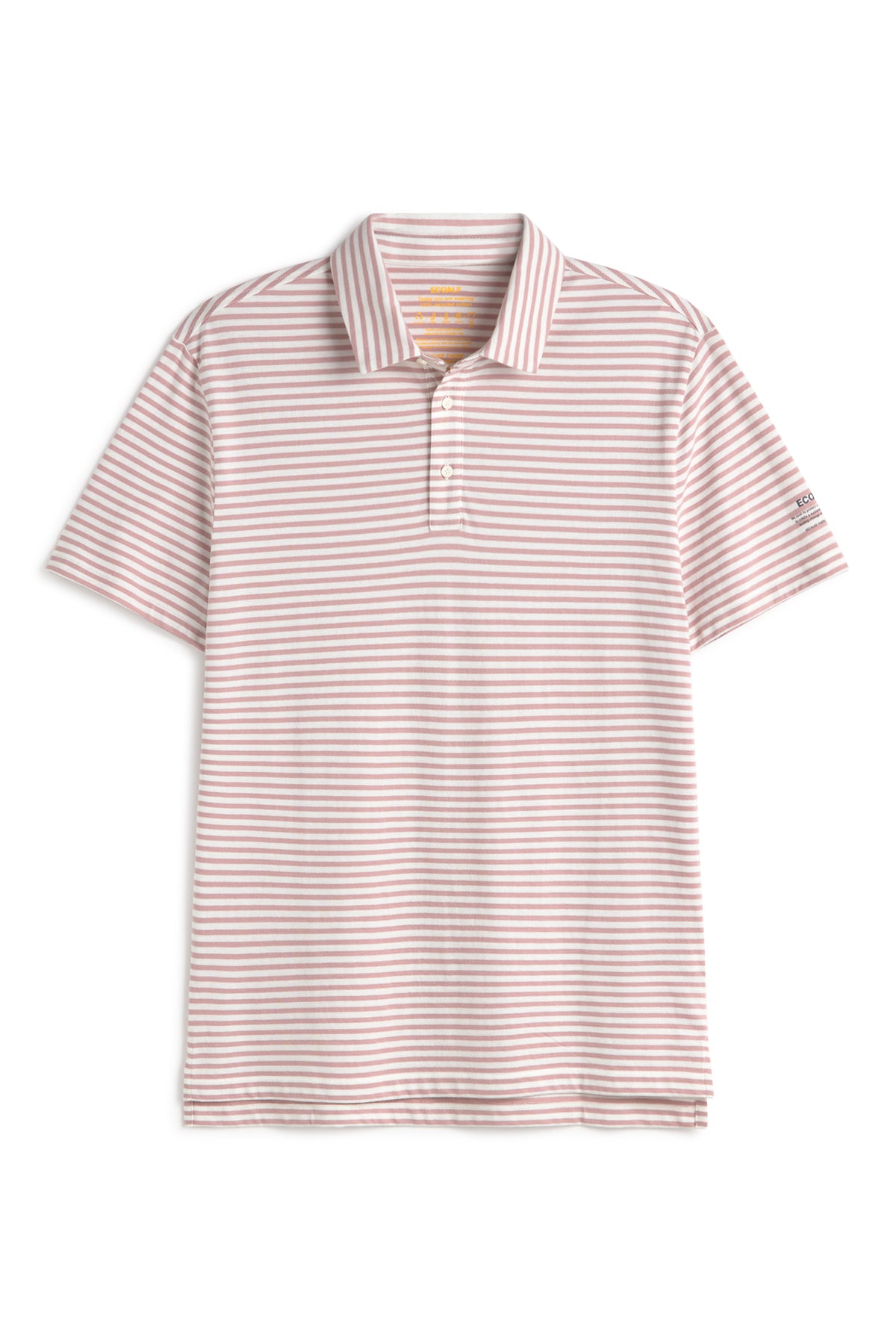 STRIPED PINK LOGAN POLO SHIRT