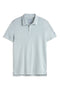 THEO STRICKPOLO IN HELLBLAU