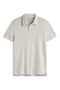 THEO STRICKPOLO IN GRAU