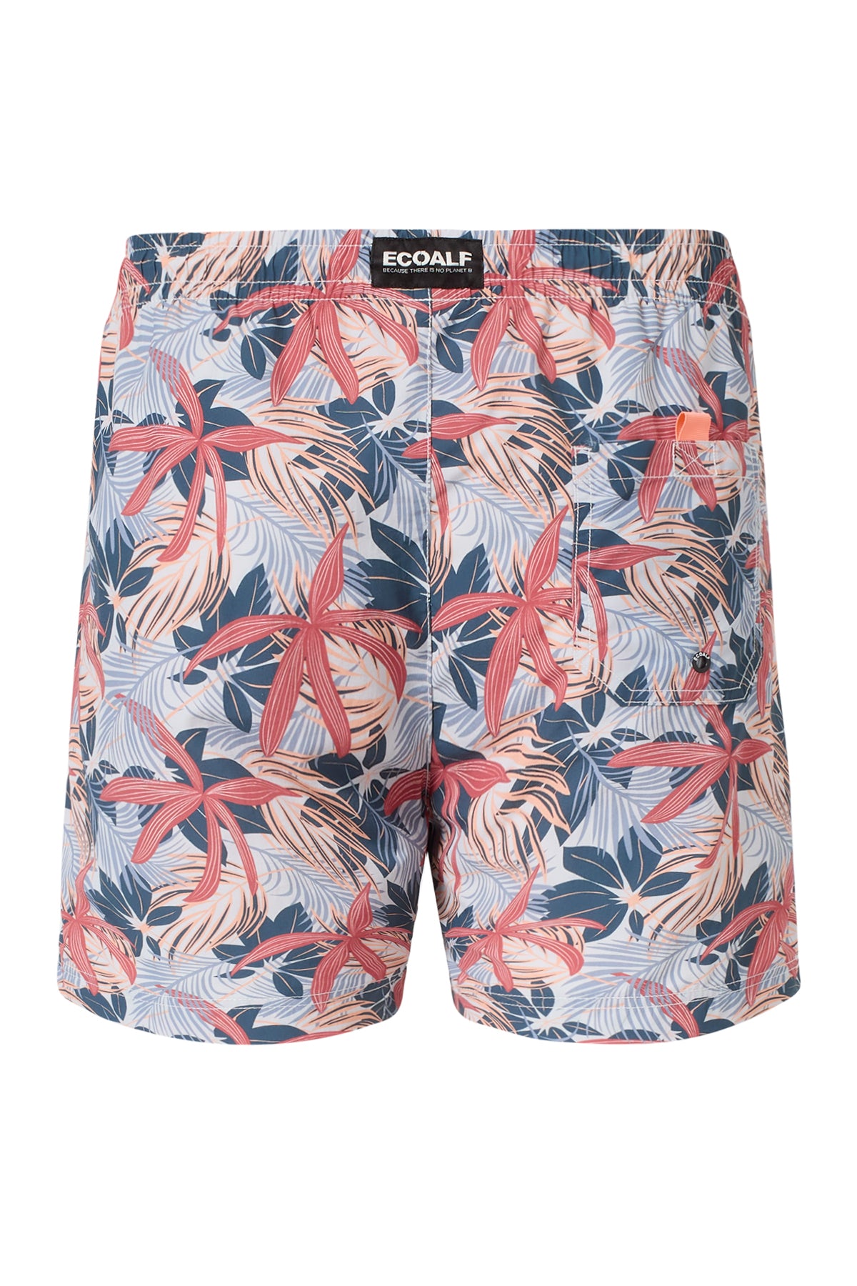 RED BEQUIA SWIM TRUNKS