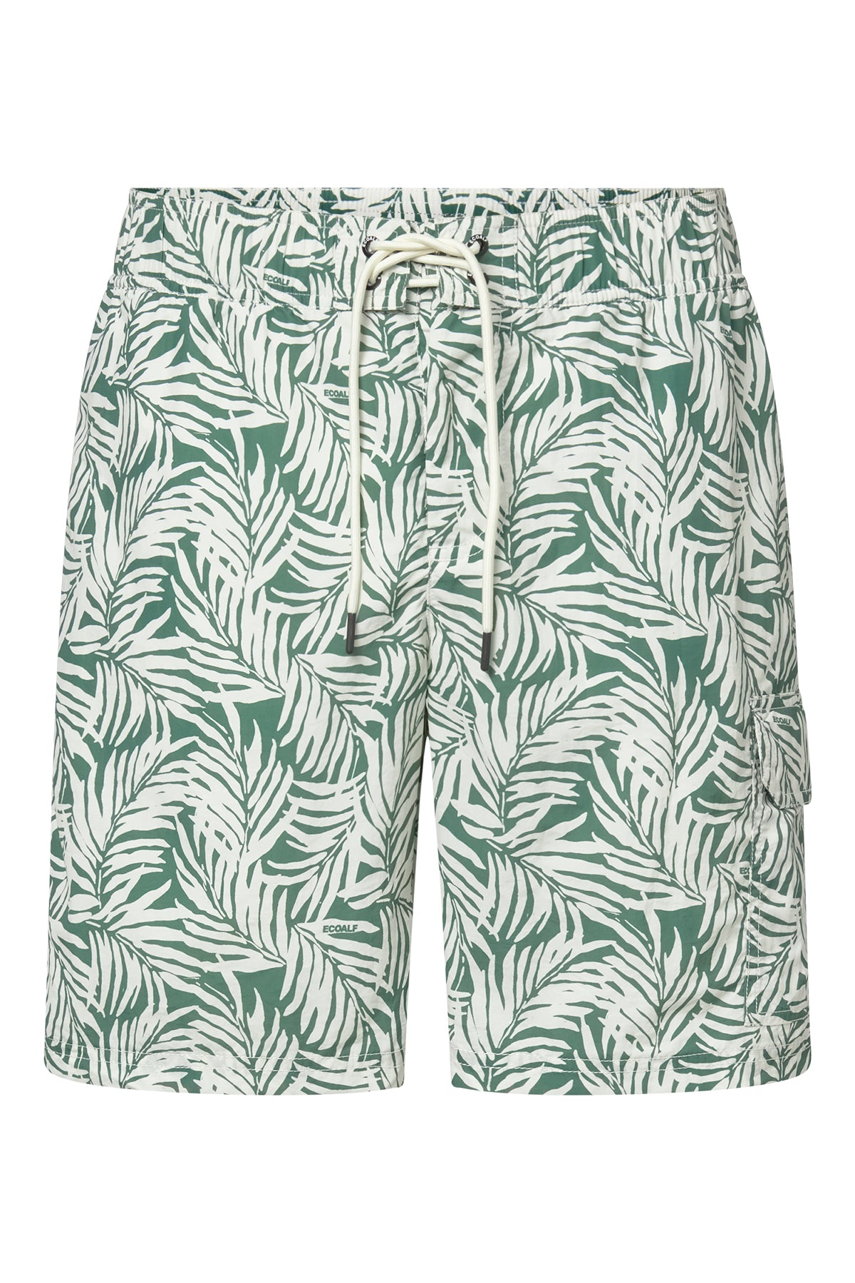 GREEN BIQUE SWIM TRUNKS