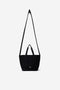 MINI-SHOPPER-TASCHE MARTA TIKA GLATT SCHWARZ
