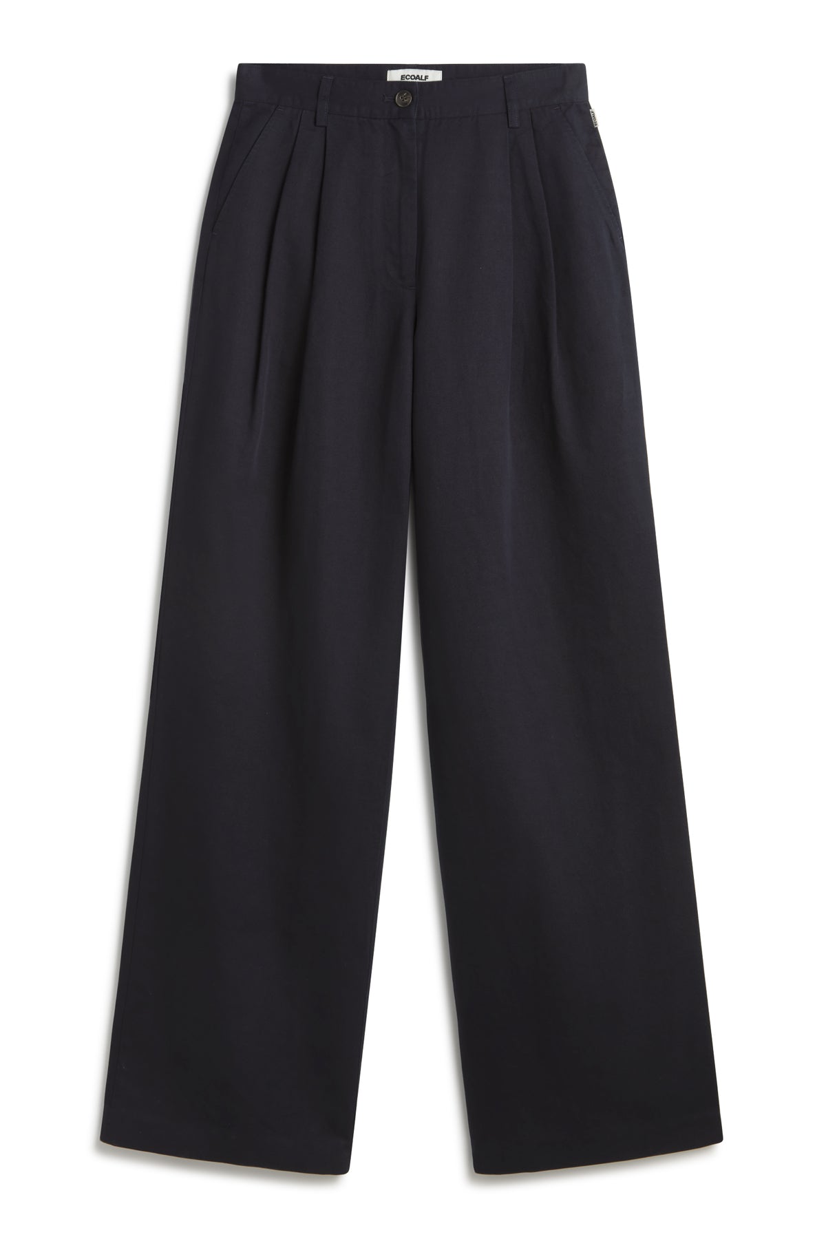 NAVY BLUE MIEL LINEN TROUSERS