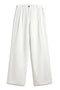 WHITE MIEL LINEN TROUSERS