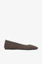 BROWN ADELAIDE BALLET PUMPS