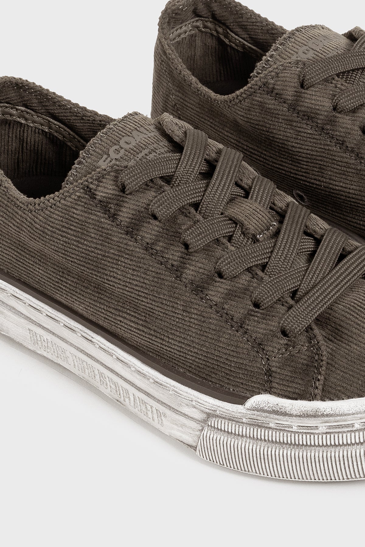BASKETS STRENK CORDUROY MARRON