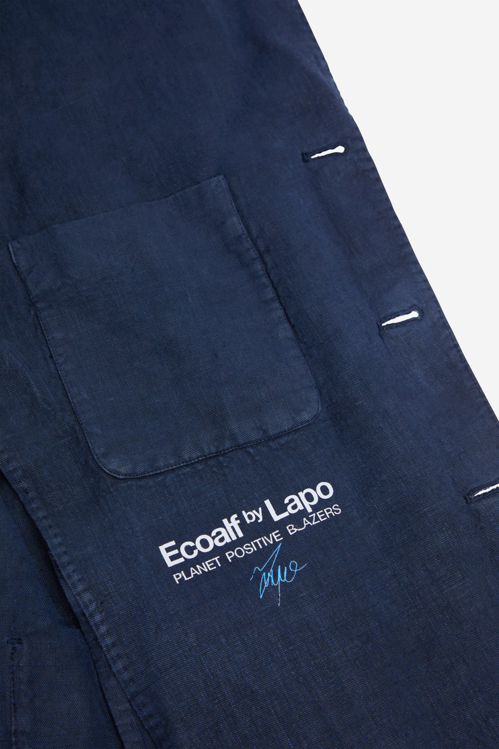 BLAZER LAPO CAÑAMO AZUL MARINO