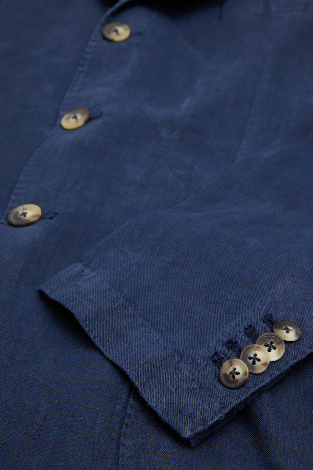 LAPO BLAZER IN NAVY BLUE HEMP
