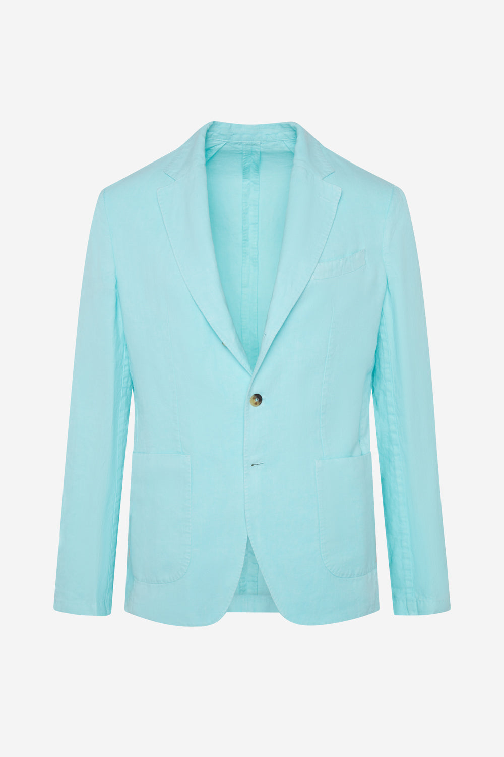 BLAZER LAPO EN CHANVRE TURQUOISE