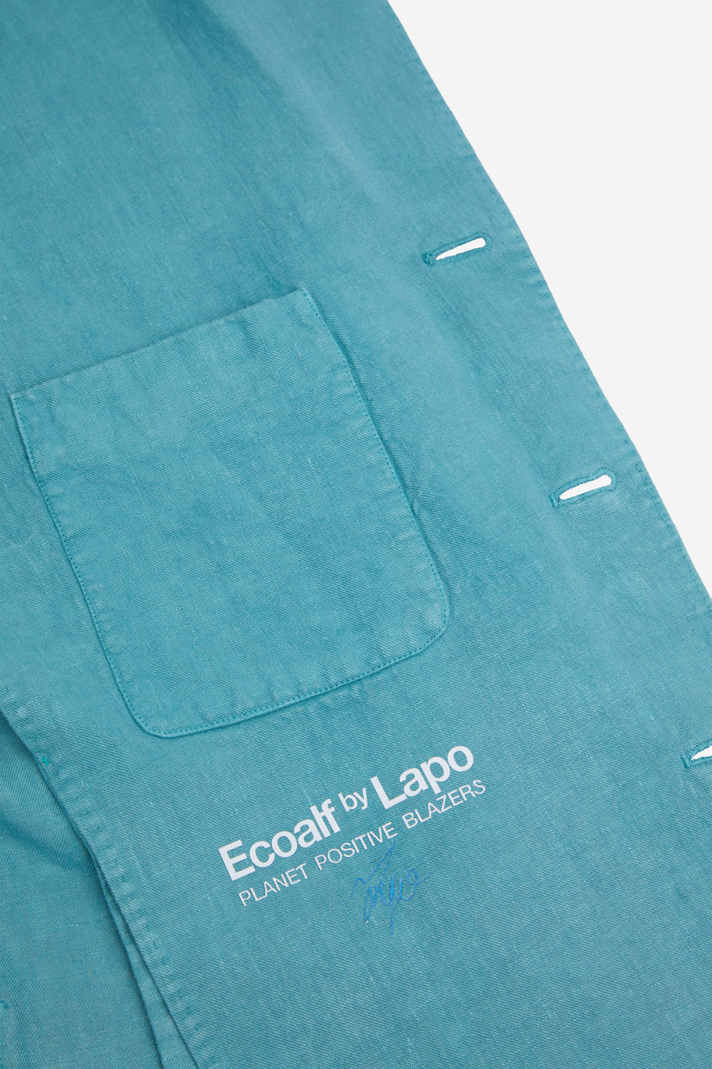 BLAZER LAPO CAÑAMO VERDE AGUA
