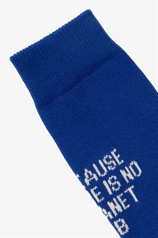 BLUE UNISEX BROAD SOCKS