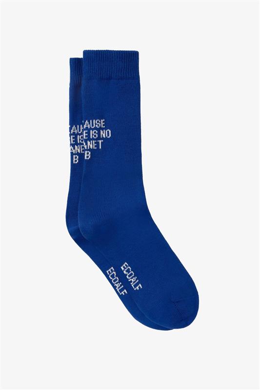 BLUE UNISEX BROAD SOCKS