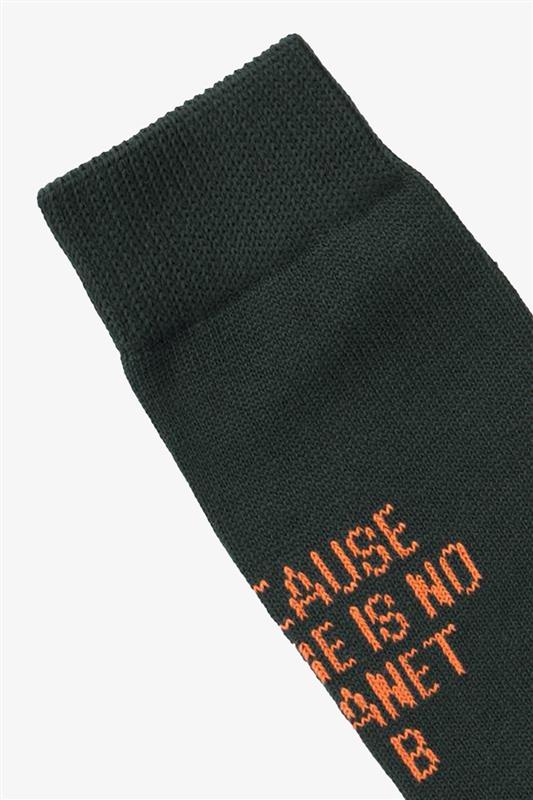 GREEN UNISEX BROAD SOCKS