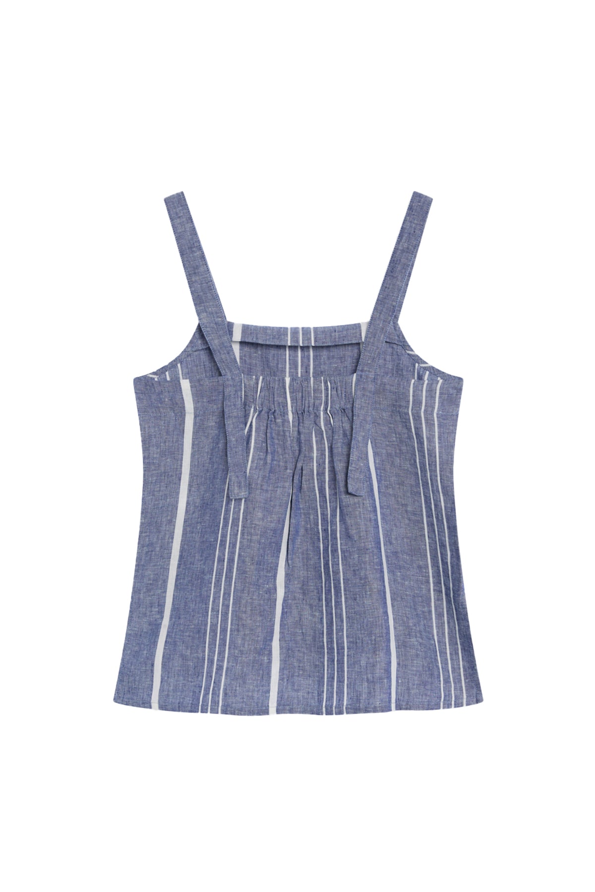 ARIA STRIPED SHIRT BLUE