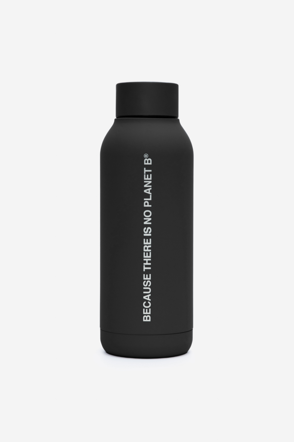 BOTELLA DE ACERO INOXIDABLE NEGRA