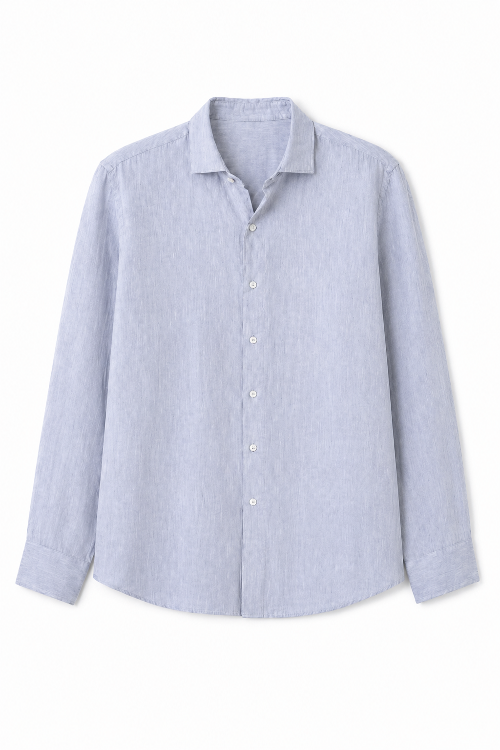 CHEMISE ALFREDO EN LIN BLEU