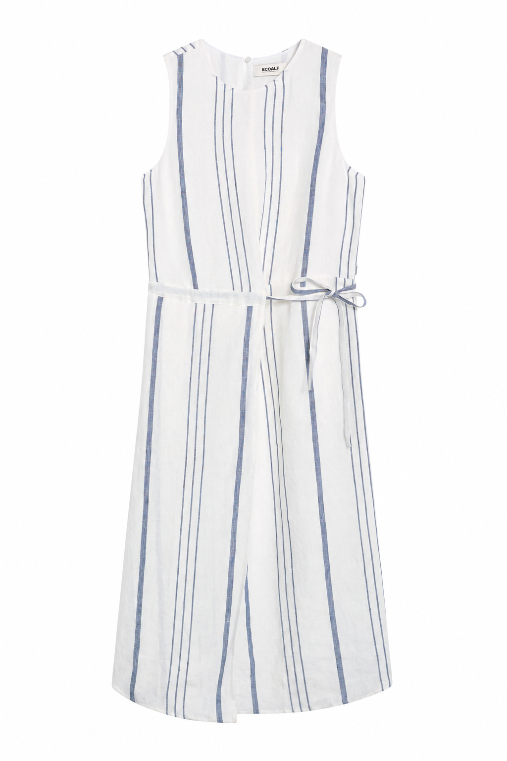 VESTIDO DE RAYAS ZOE BLANCO