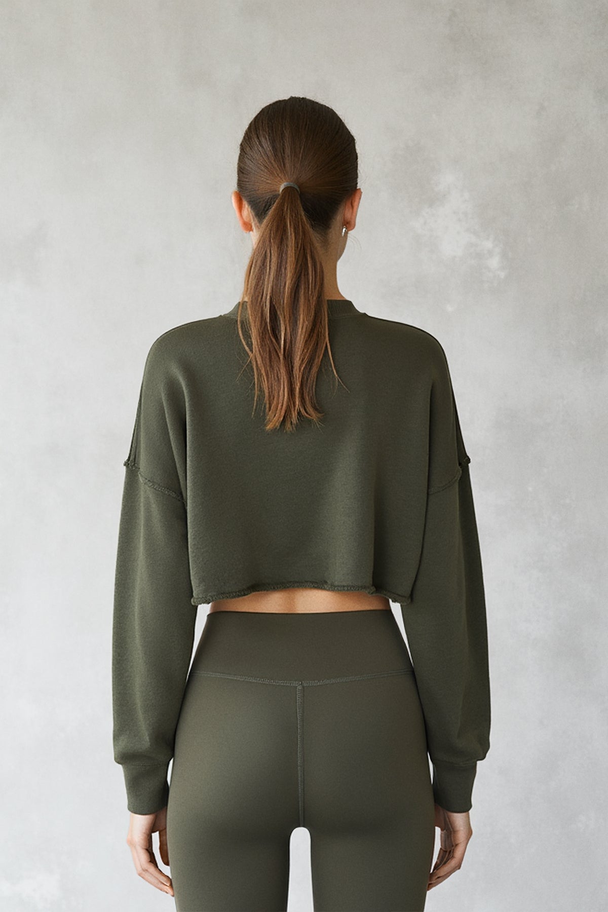 GREEN SWEATSHIRT FRONT
