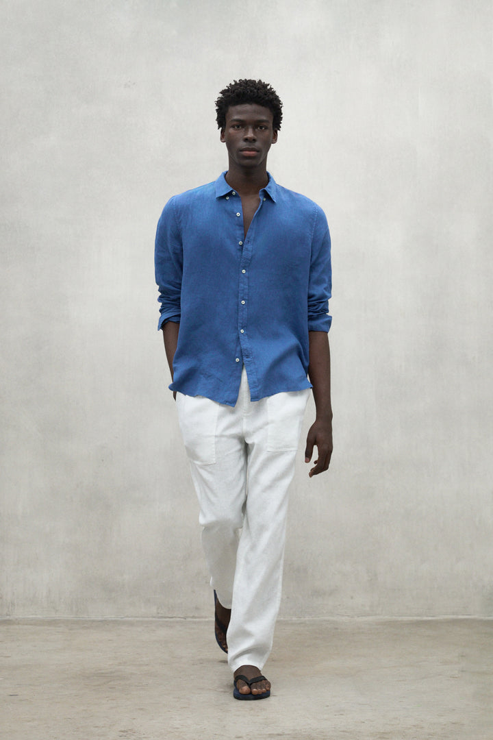 CHEMISE MALIBU BLEU 