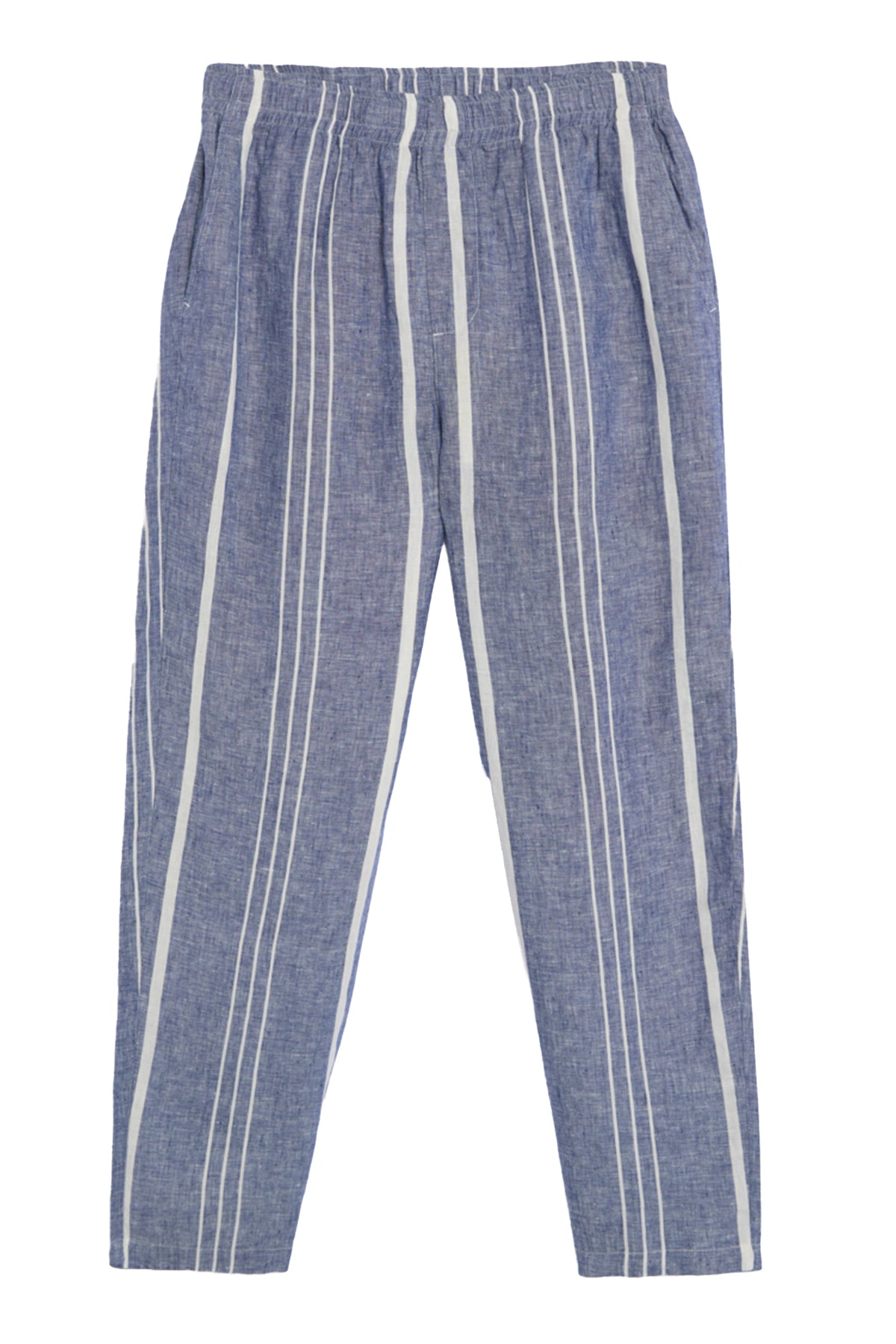 GINA STRIPED TROUSERS BLUE