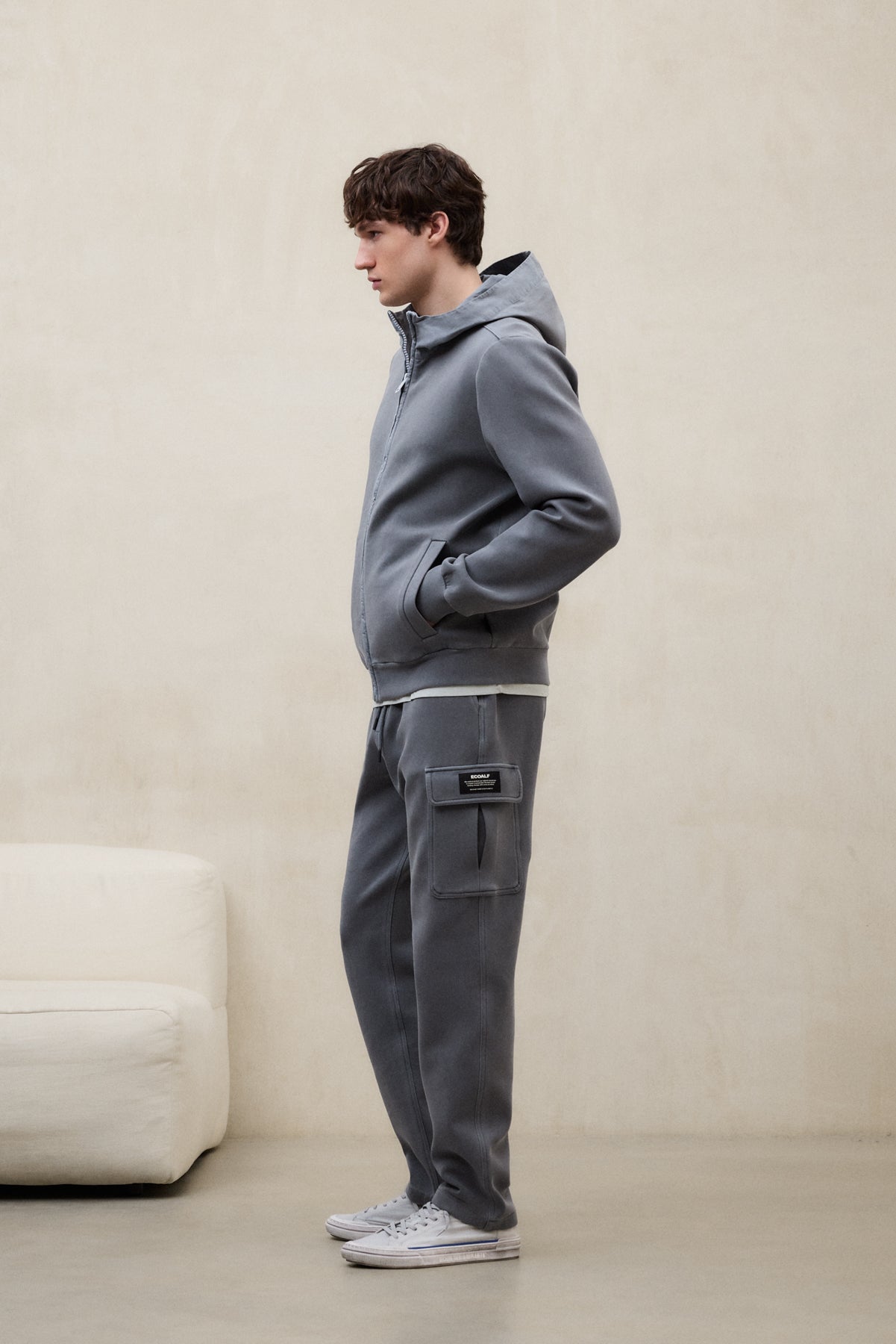 NEOPREN-SWEATSHIRT DYLAN DUNKELGRAU