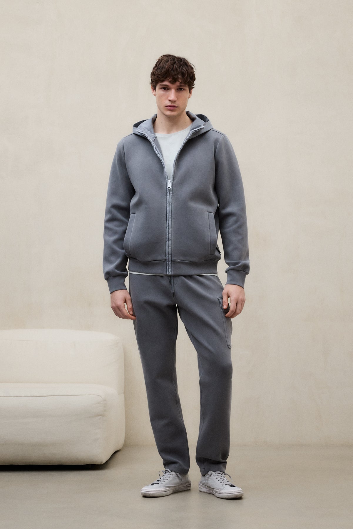 NEOPREN-SWEATSHIRT DYLAN DUNKELGRAU