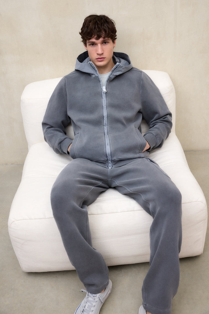 NEOPREN-SWEATSHIRT DYLAN DUNKELGRAU