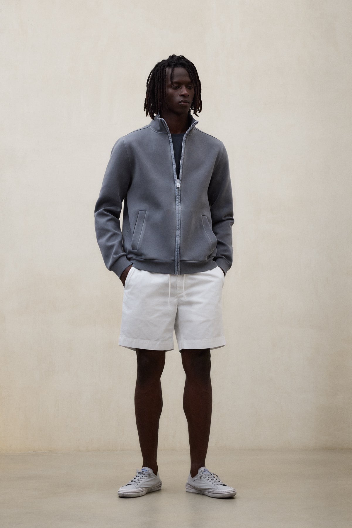 CHAQUETA DE NEOPRENO GUS GRIS OSCURO