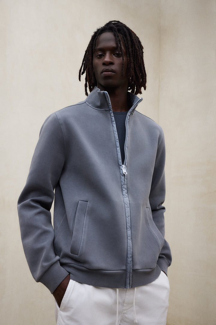 CHAQUETA DE NEOPRENO GUS GRIS OSCURO