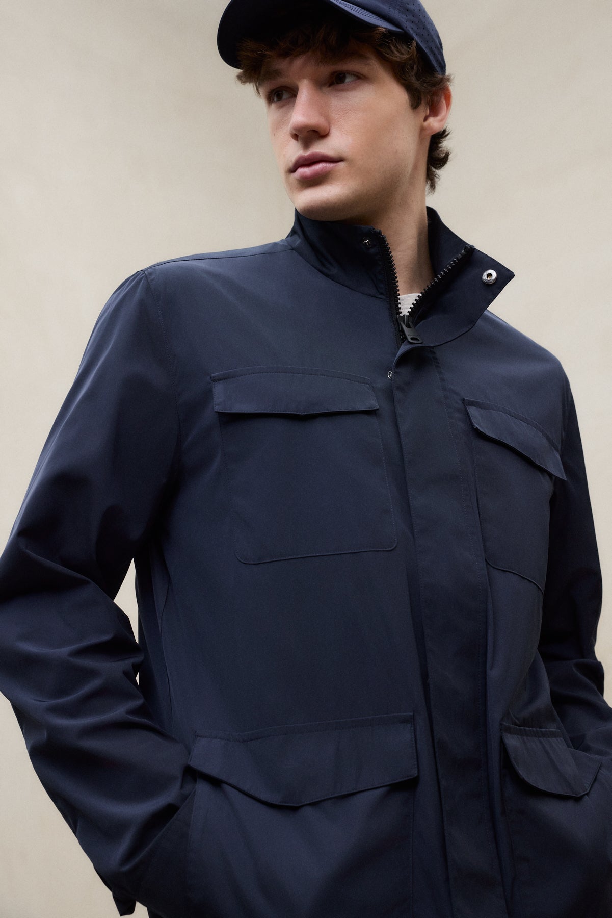 CHAQUETA AELLO AZUL MARINO