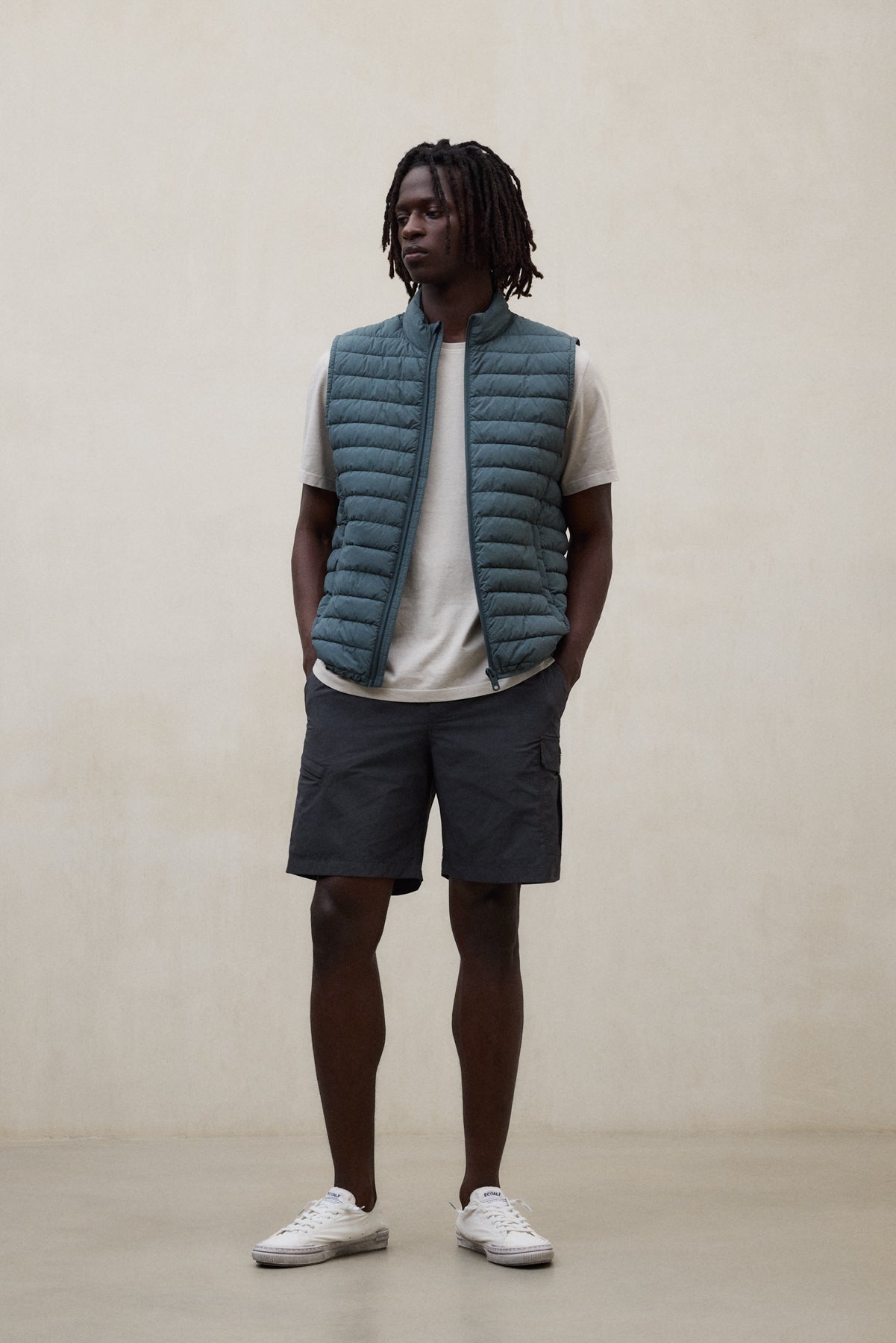 GILET SANS MANCHES BELS VERT