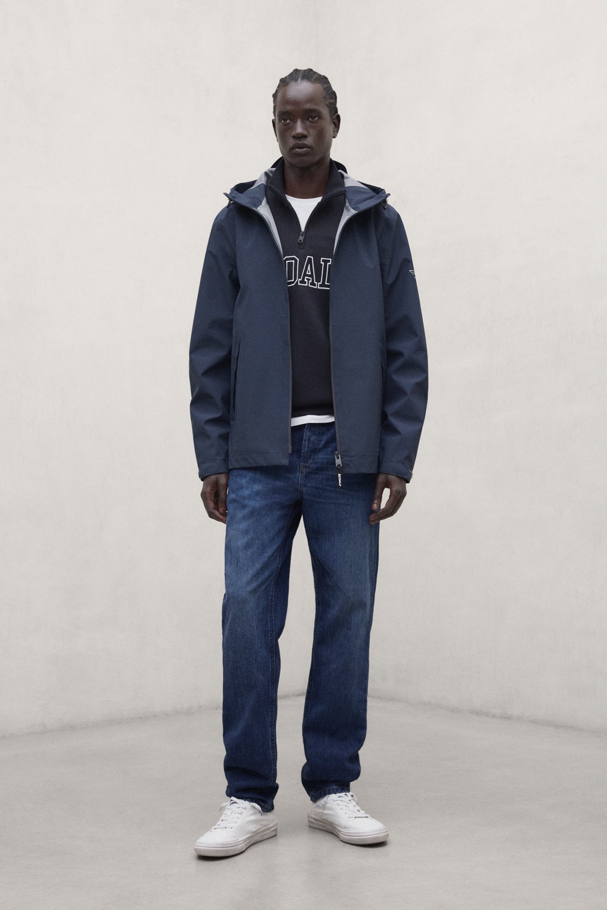 CHAQUETA DILUVIO AZUL MARINO