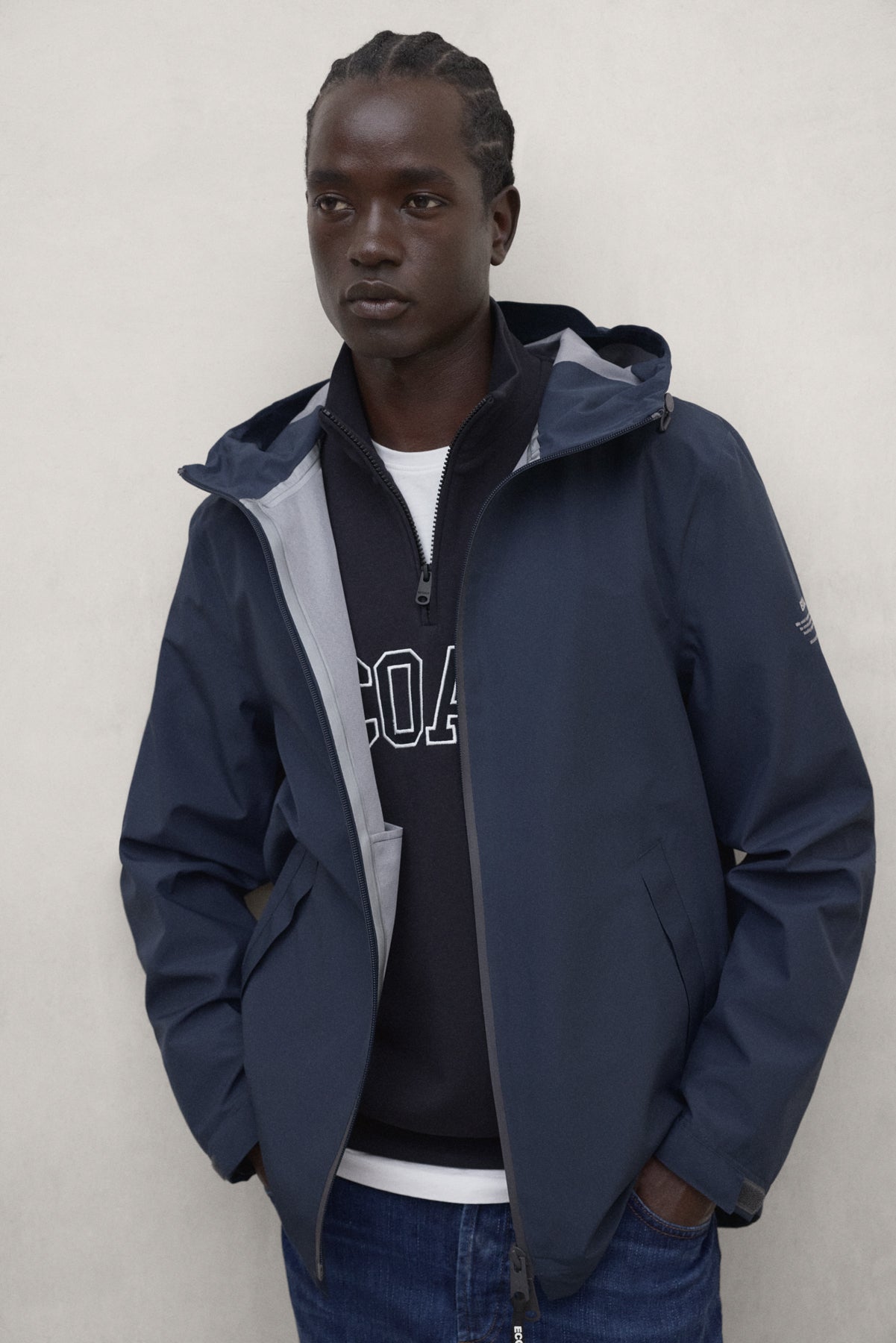CHAQUETA DILUVIO AZUL MARINO