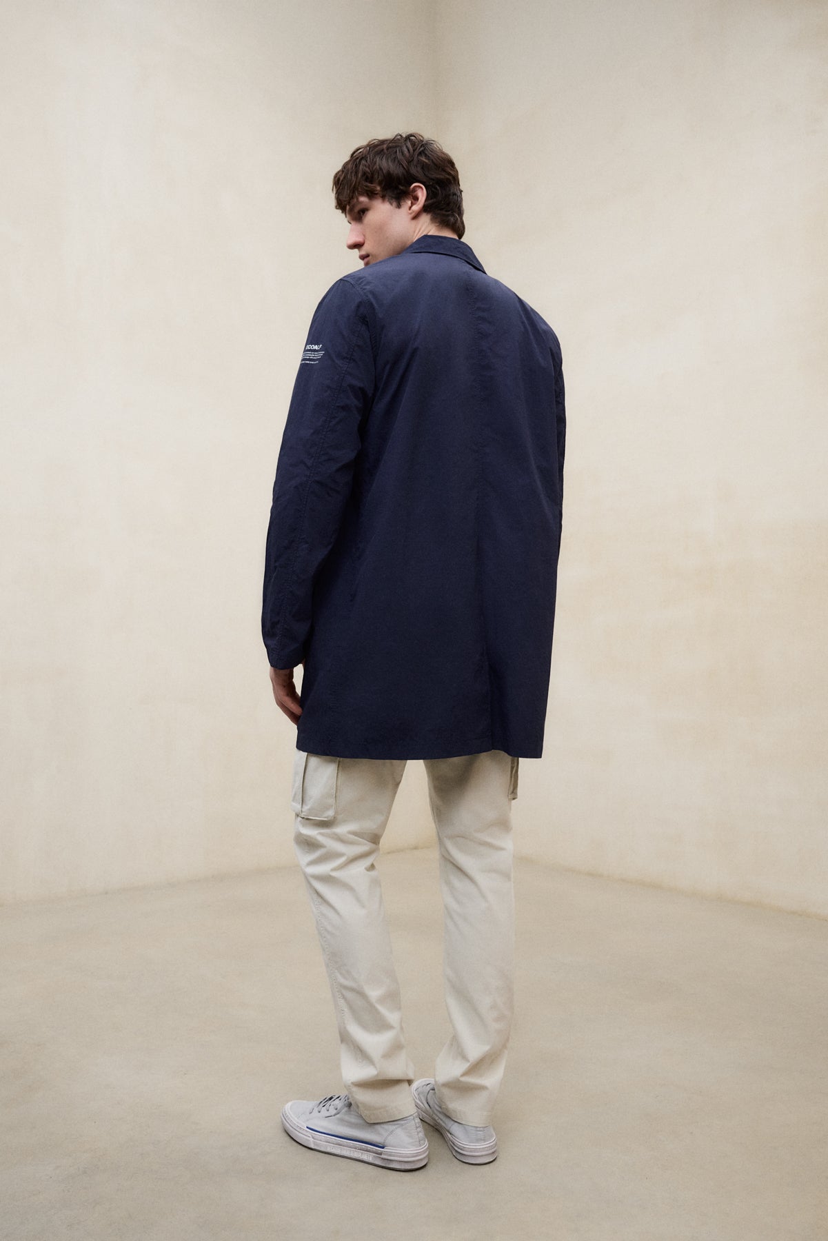 GABARDINA PACKABLE VESTAL AZUL MARINO