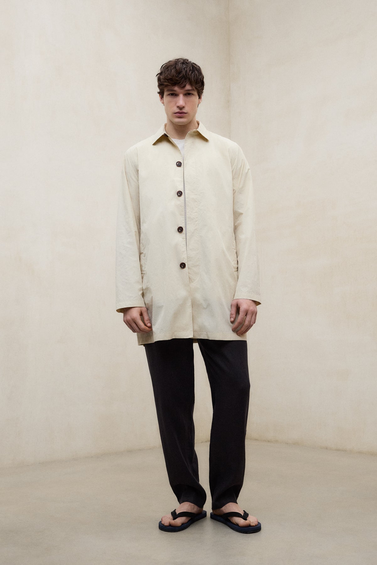 TRENCH VESTAL BEIGE RIPIEGABILE