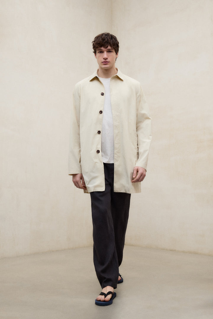 TRENCH VESTAL BEIGE RIPIEGABILE
