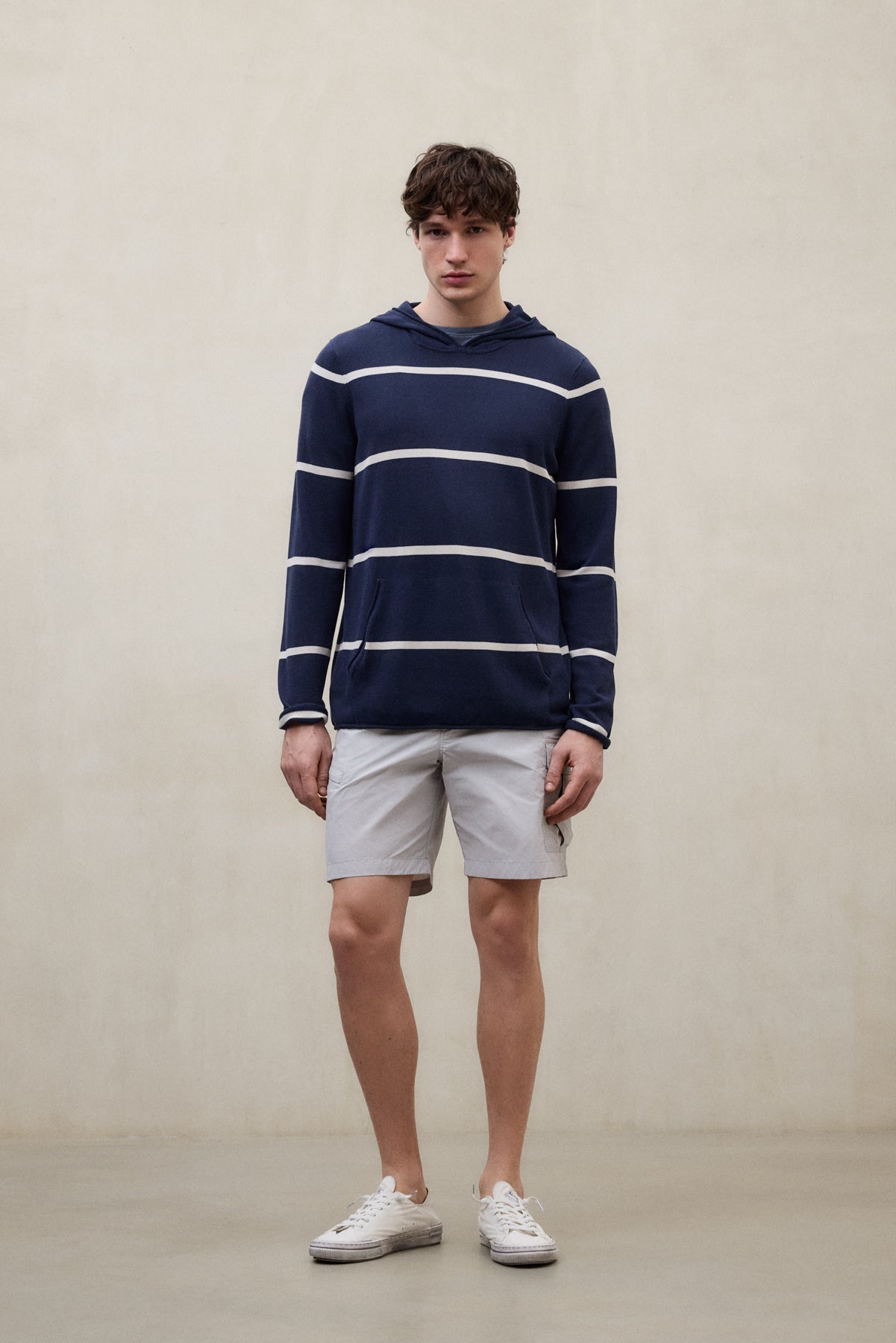 PULL CANOA BLEU MARINE