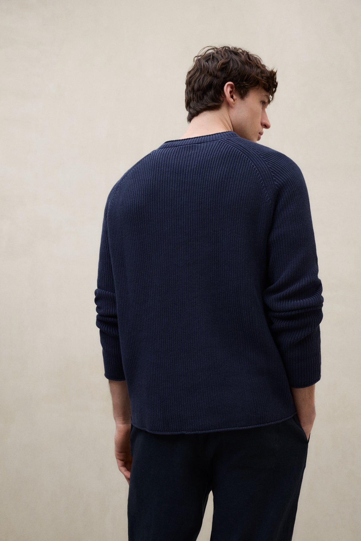 NAVY BLUE FAURE SWEATER