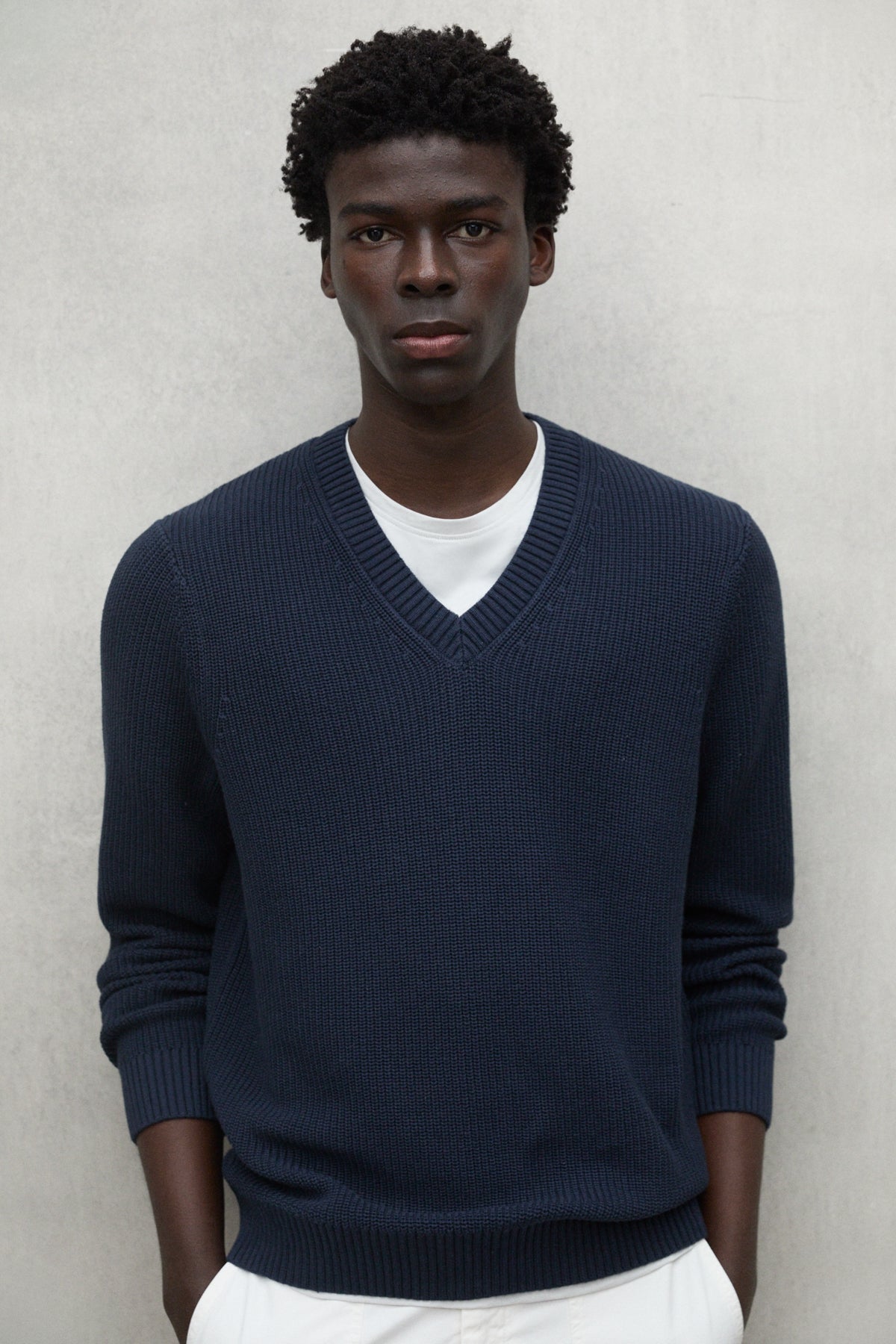 NAVY BLUE FICUS SWEATER