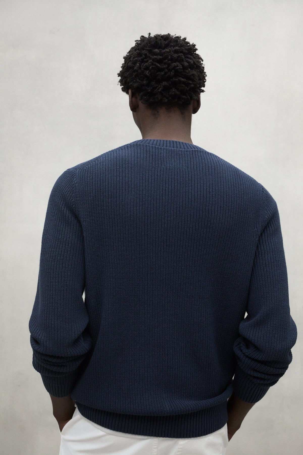 NAVY BLUE FICUS SWEATER