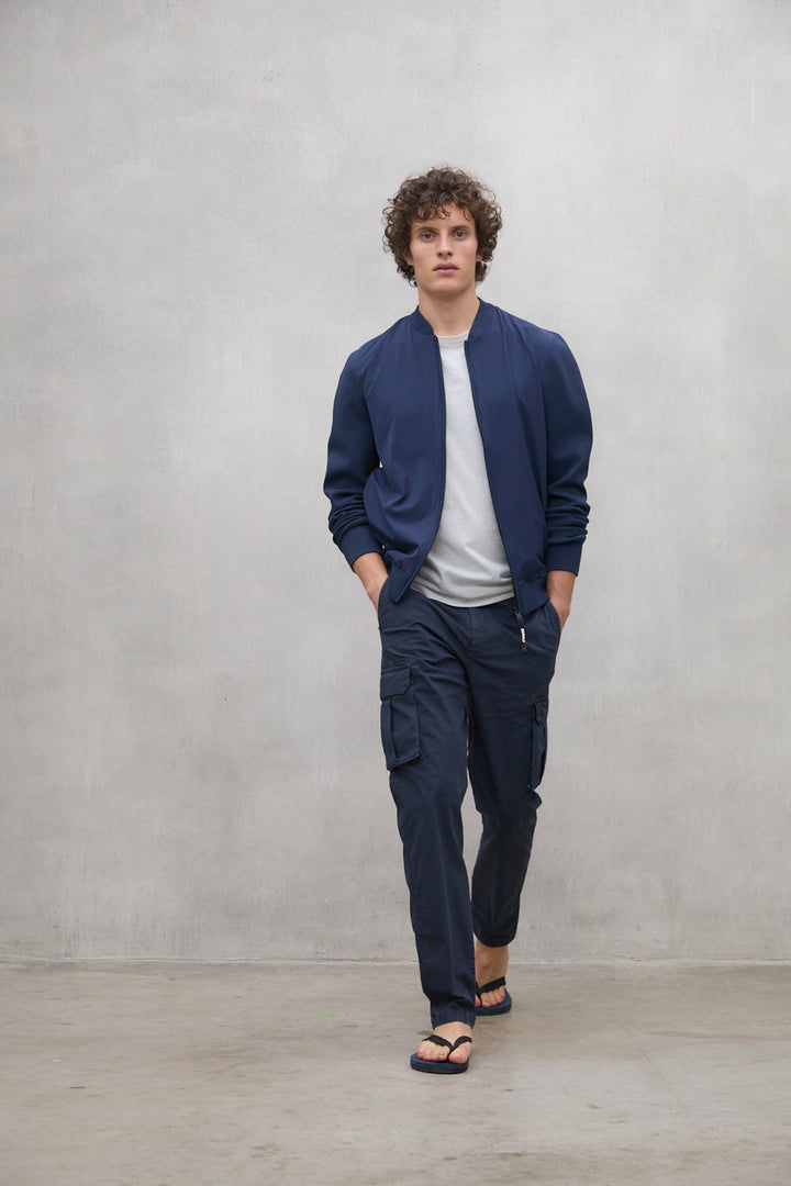 VESTE EN MAILLE KOBUS BLEU MARINE