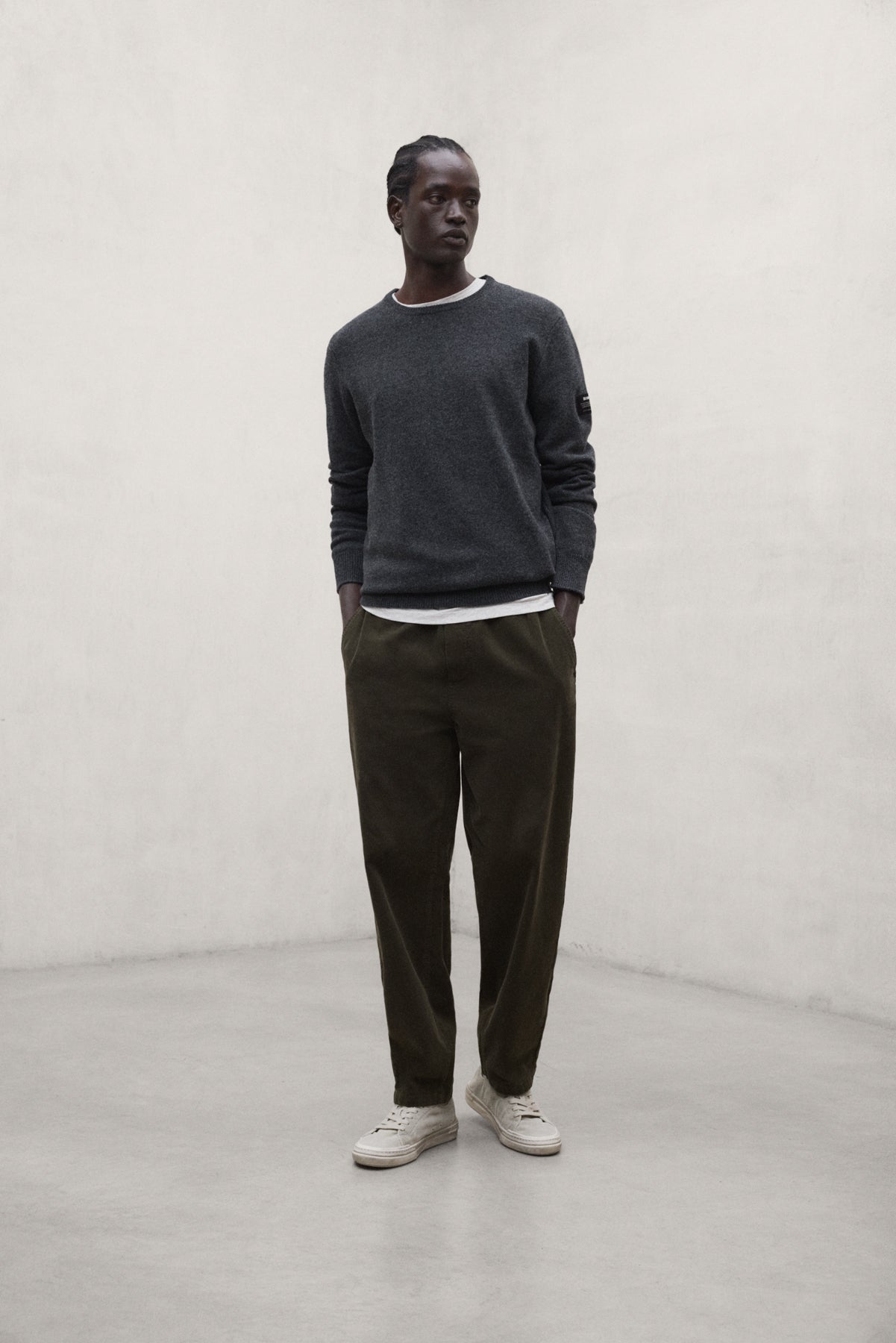 PULLOVER LAGUNA DUNKELGRAU MIT ETIKETT