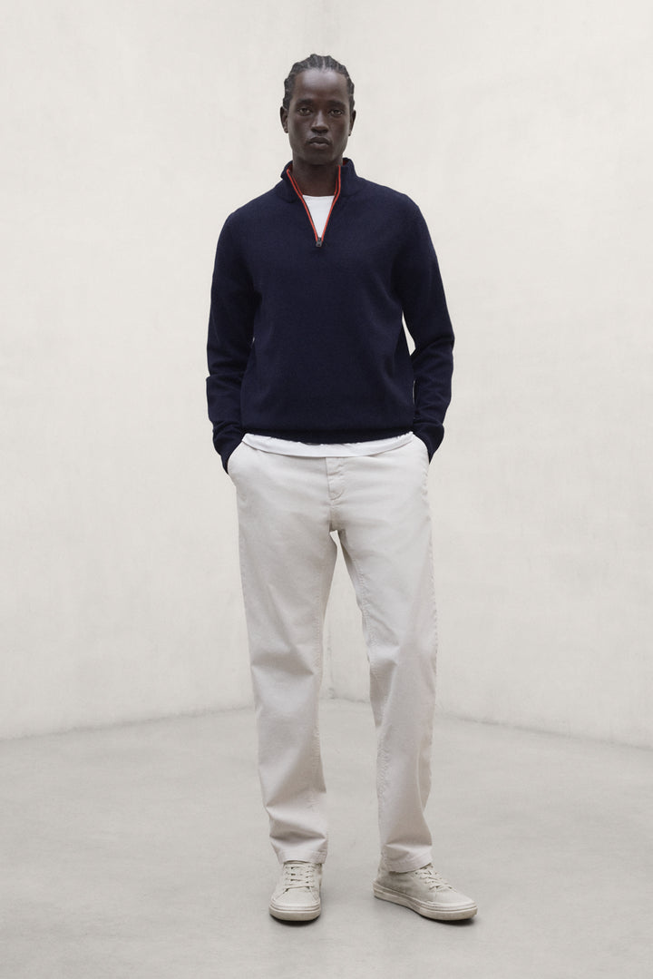 NAVY BLUE LARCH SWEATER