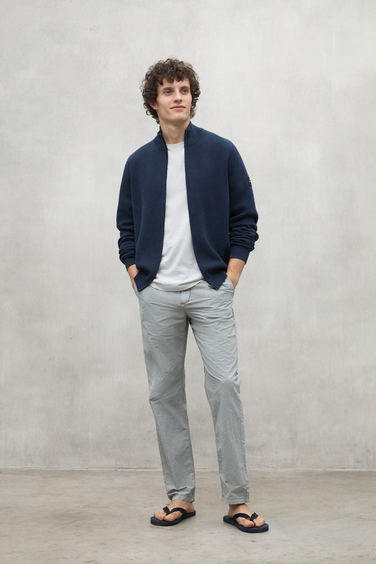 PULL MANDARINA BLEU MARINE