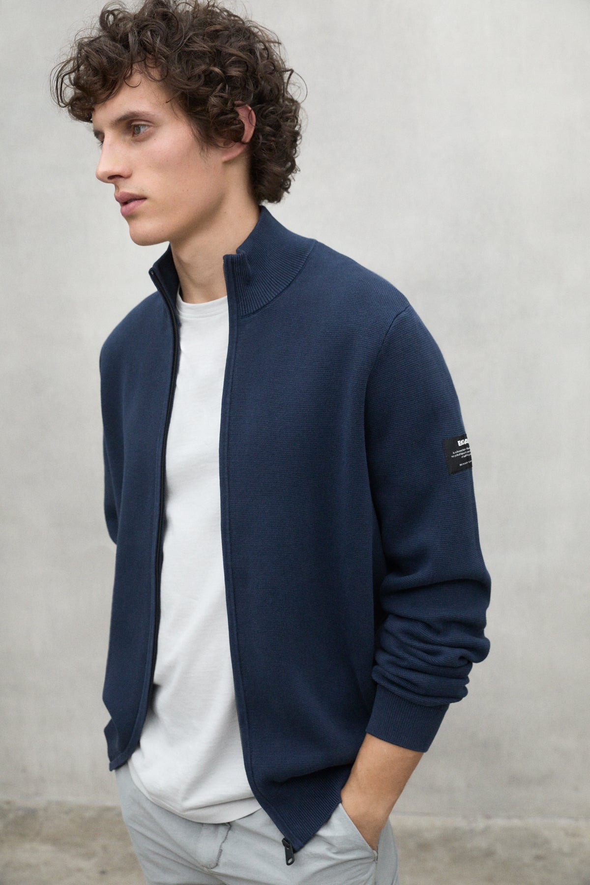 PULL MANDARINA BLEU MARINE